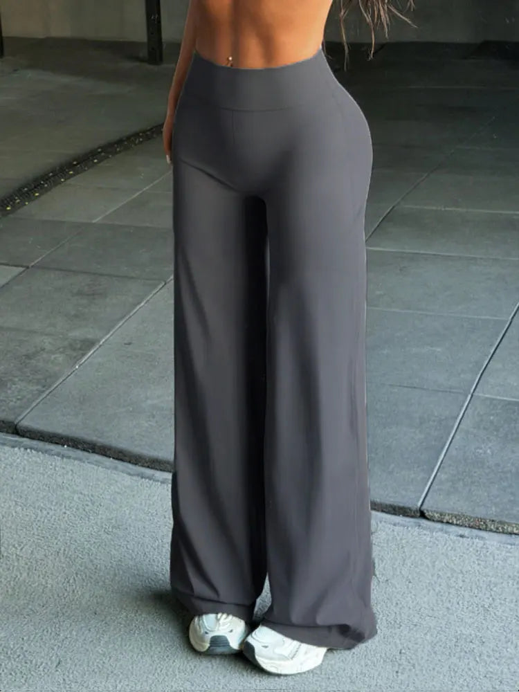 Legging taille haut flaire